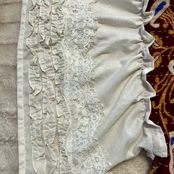 Upcycled One-Of_A-Kind Bohemian Patchwork Top with Graphic Tee - Picture 4 of 5